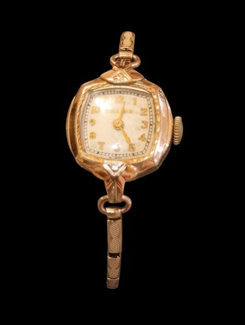 Vintage Bulova 10k Gold Ladies Wristwatch